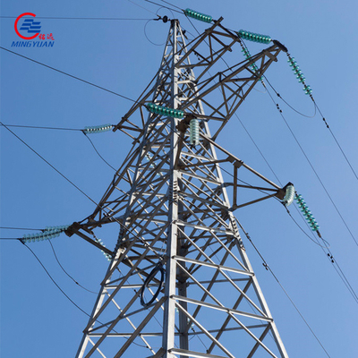 Q355b гальванизировало высоковольтную передающую линию решетки 220kv башни силы электричества
