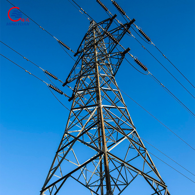 надземная башня Q345b передачи электроэнергии 33kv гальванизировала решетку