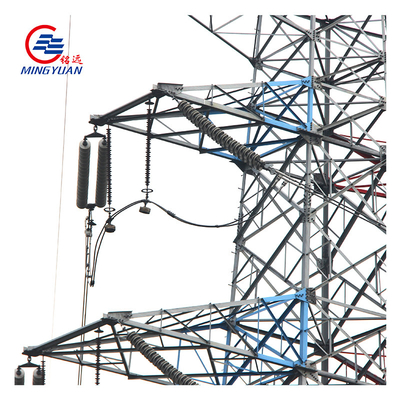 Высокое напряжение угла башни передачи электроэнергии 220KV 330kV