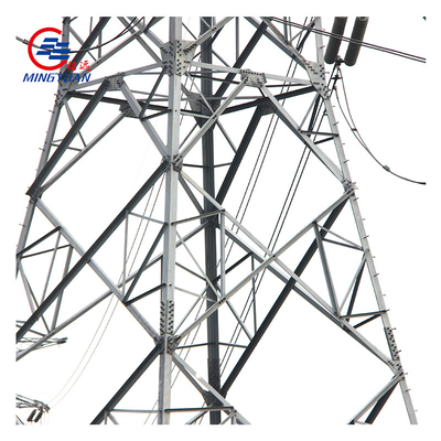 Высокое напряжение угла башни передачи электроэнергии 220KV 330kV