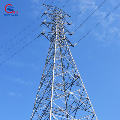 Q355b гальванизировало высоковольтную передающую линию решетки 220kv башни силы электричества