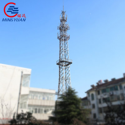 радиосвязь стальное CDMA башни Wifi антенны трубы решетки 40m 50m беспроводная