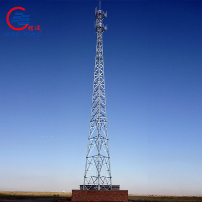 радиосвязь стальное CDMA башни Wifi антенны трубы решетки 40m 50m беспроводная
